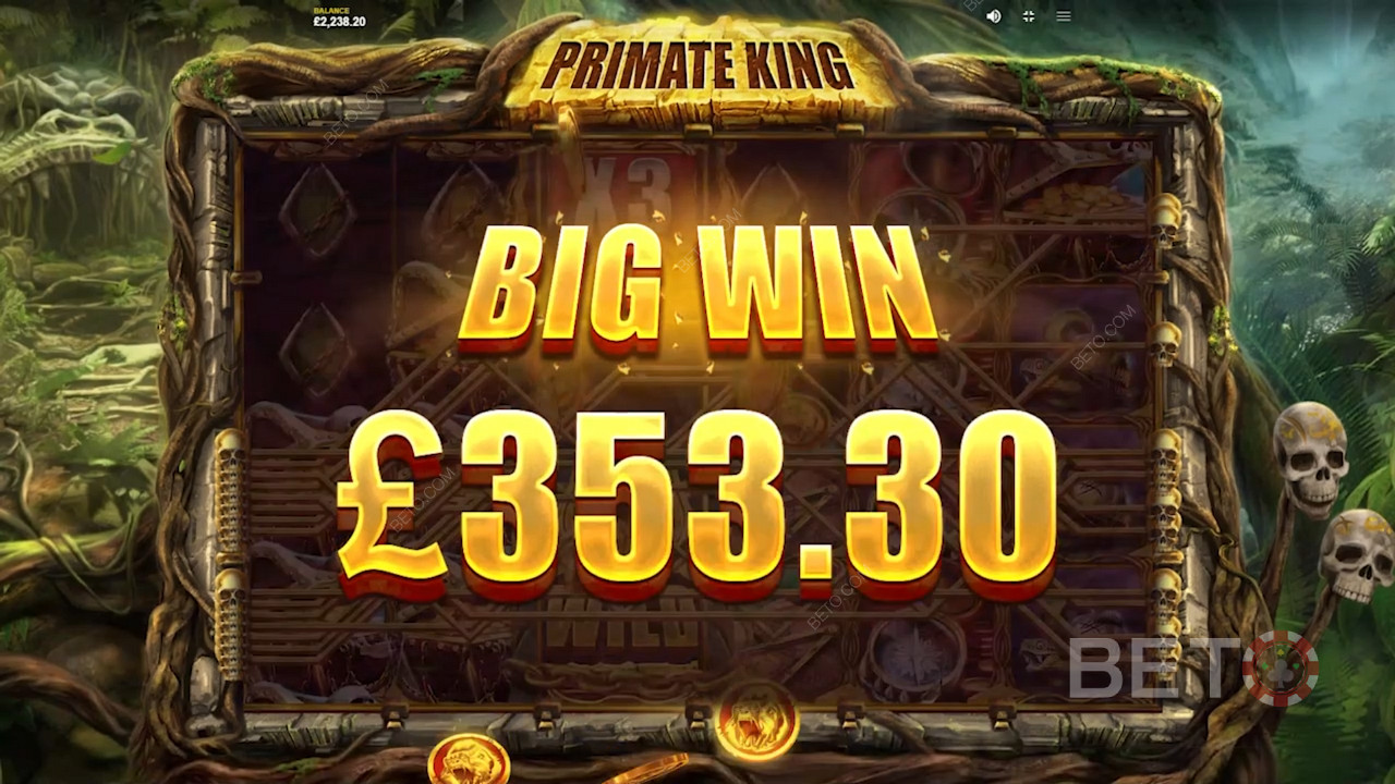 Vyhrajte obrovské sumy v automate Primate King