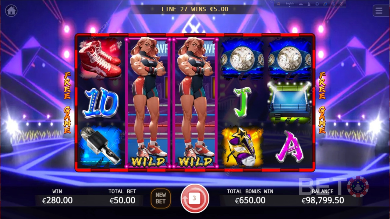 Wrestling Queen Recenzia od BETO Slots