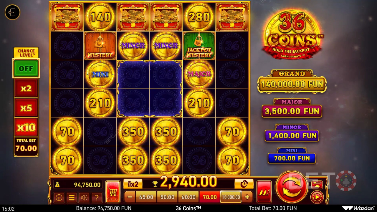 Verdikt pre 36 Coins Online Slot