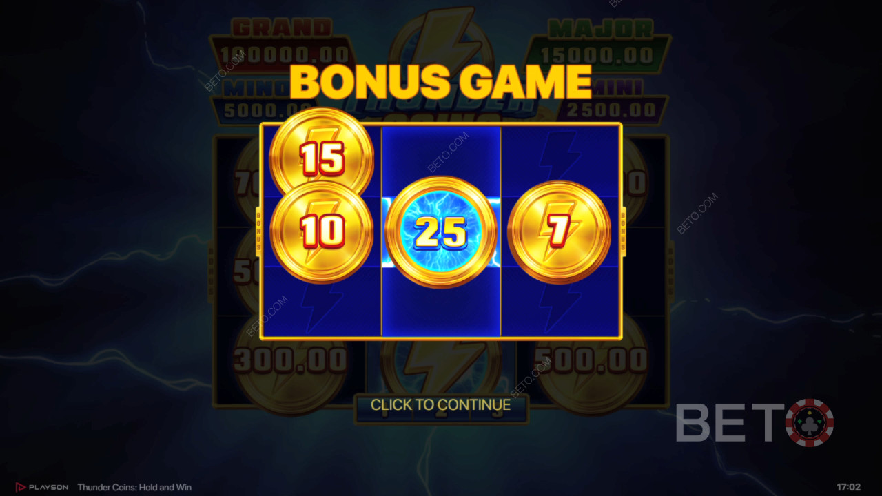 Vysvetlenie bonusových funkcií v hre Thunder Coins od Playson