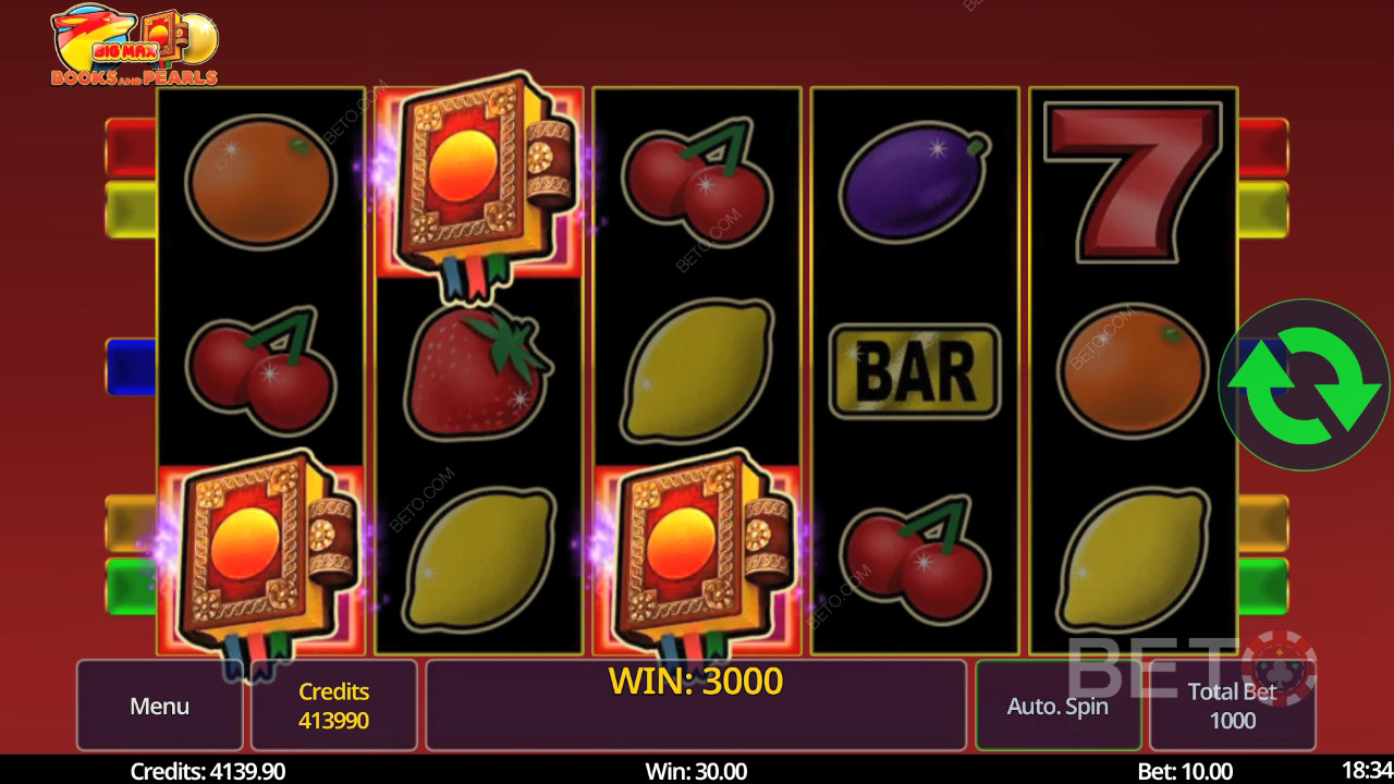 Big Max Books and Pearls Recenzia od BETO Slots