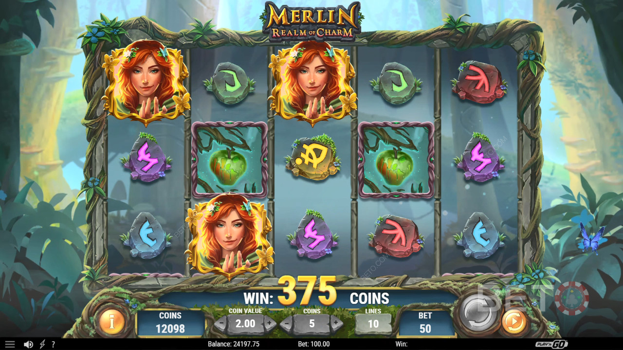 Merlin Realm of Charm Recenzia od BETO Slots