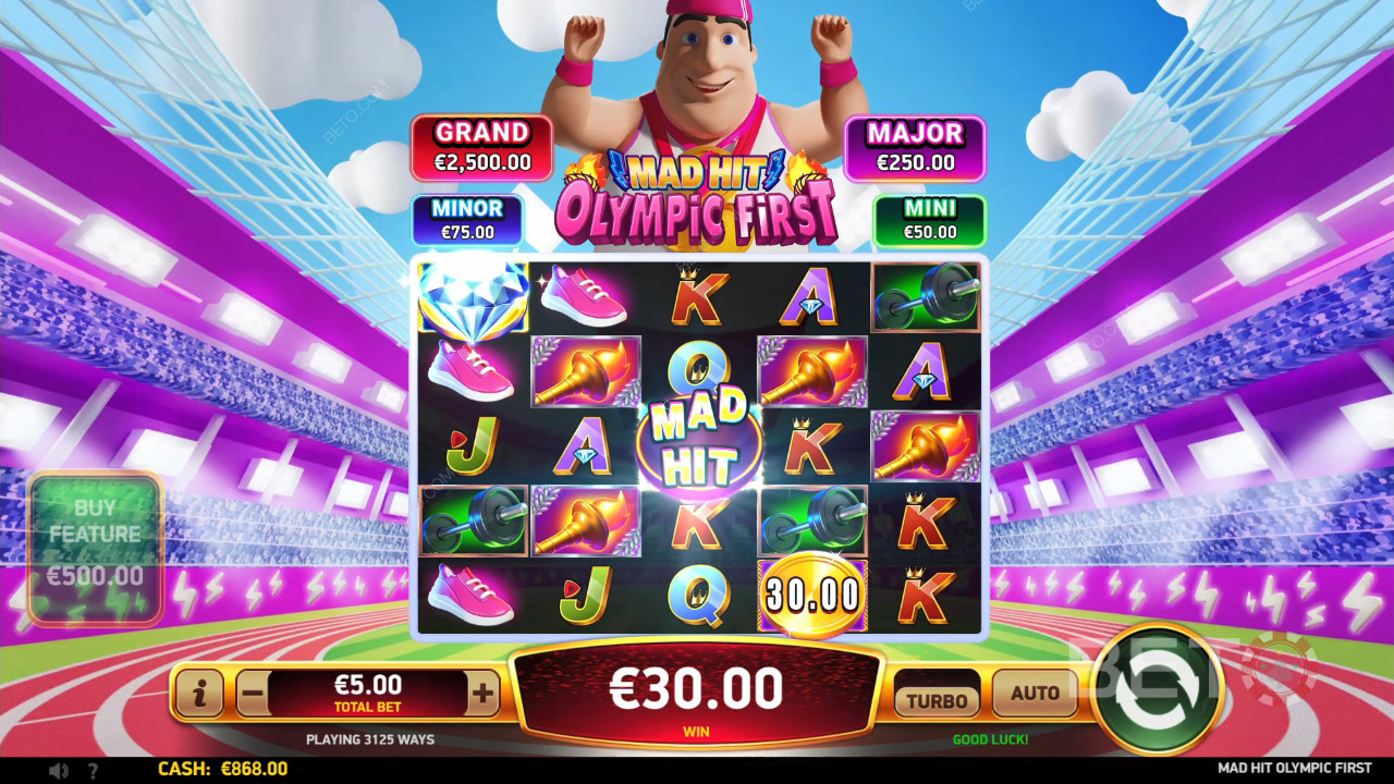 Mad Hit Olympic Prvá recenzia od BETO Slots