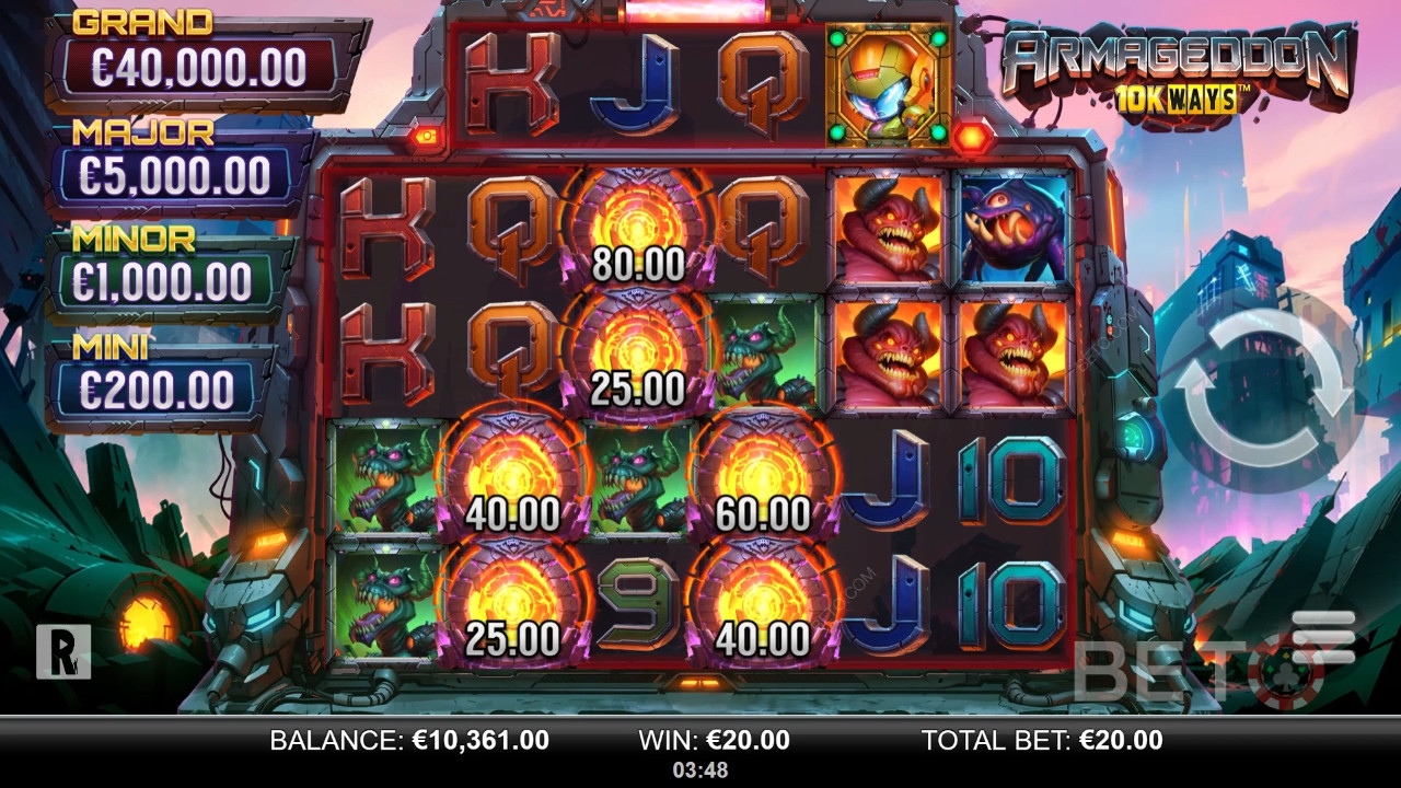 Armageddon 10k Ways Recenzia od BETO Slots