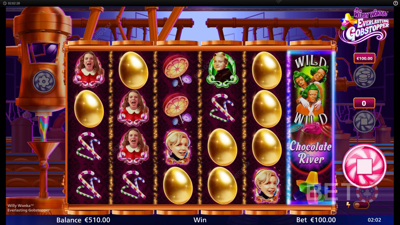 Willy Wonka Everlasting Gobstopper Recenzia od BETO Slots