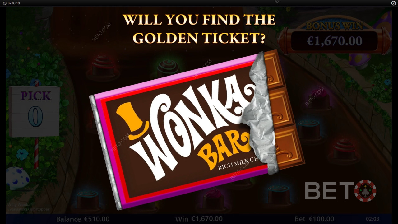 Verdikt pre Willy Wonka Everlasting Gobstopper Slot Online