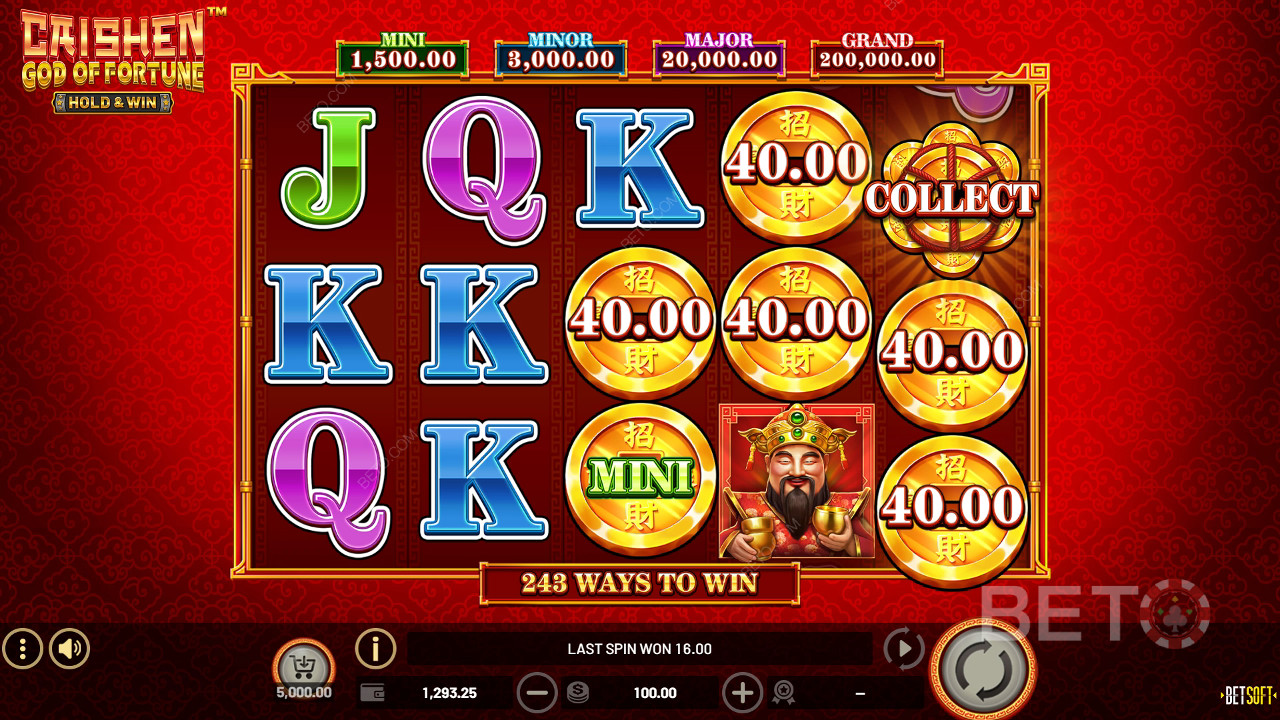 Caishen God of Fortune Recenzia od BETO Slots