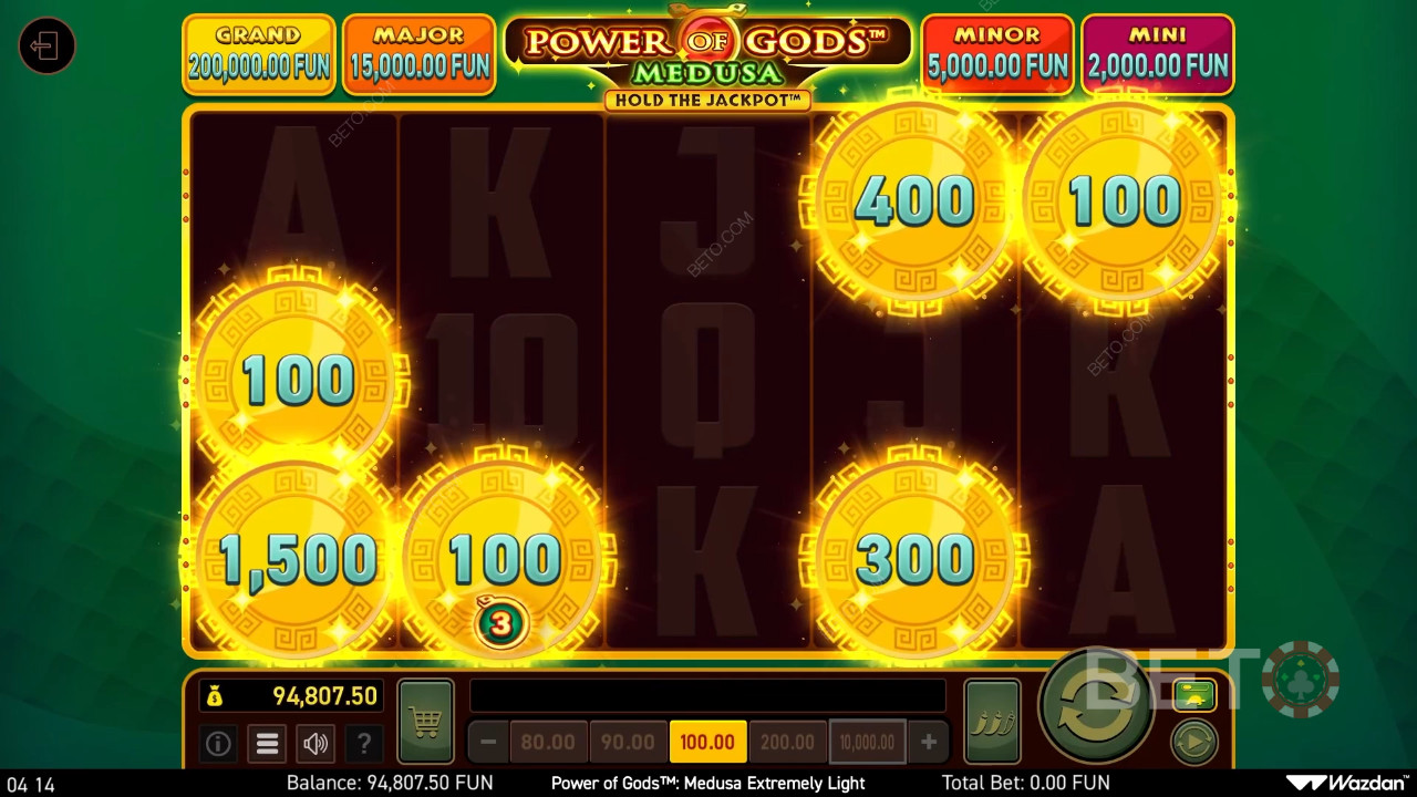 Power of Gods: Medusa Extremely Light Hrať Zadarmo