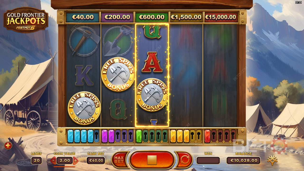 Gold Frontier Jackpots FastPot5 Hrať Zadarmo