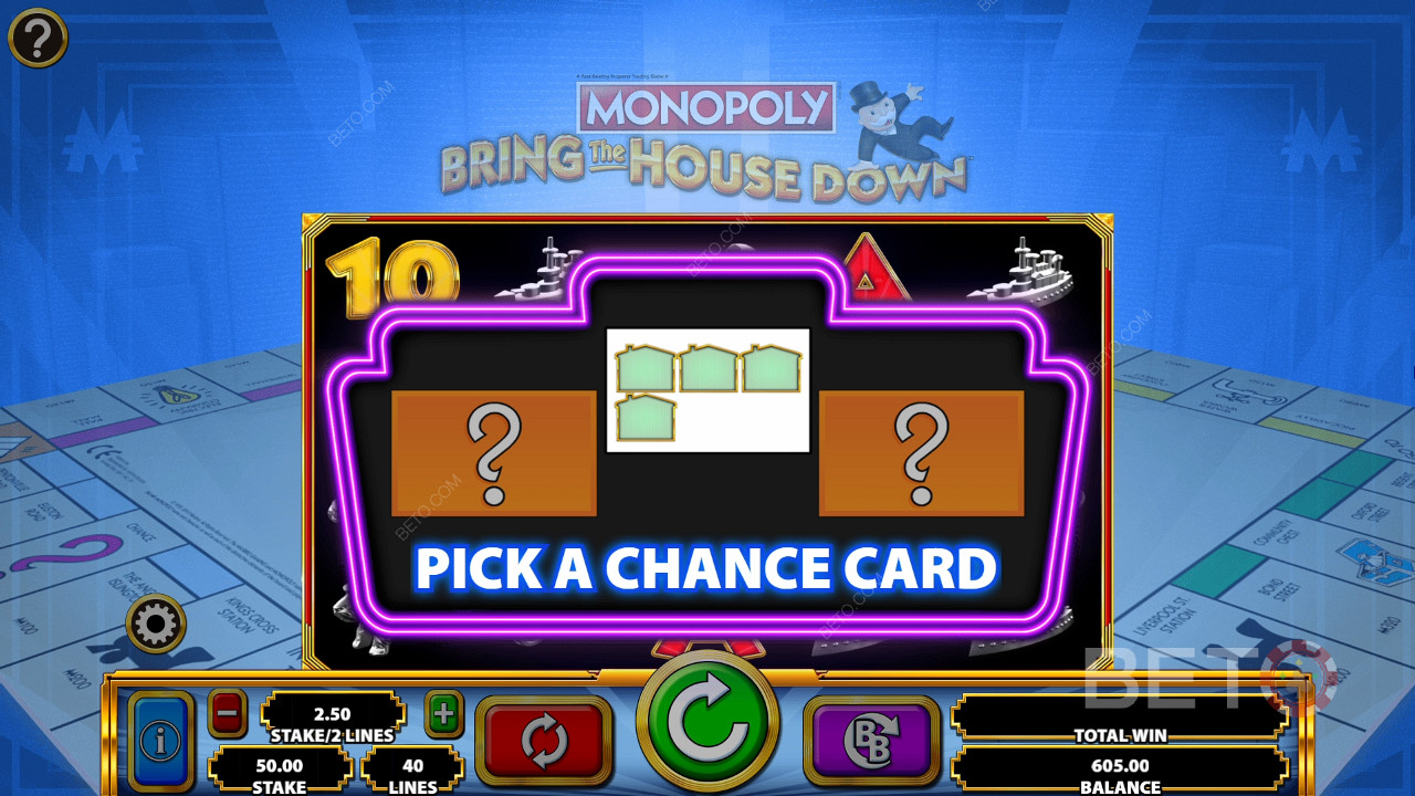 Špeciálna šanca v hre Monopoly: Bring the House Down