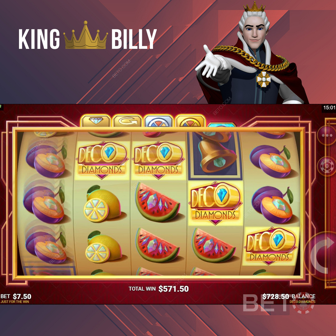 Hrať vzrušujúce sloty na King Billy Online Casino