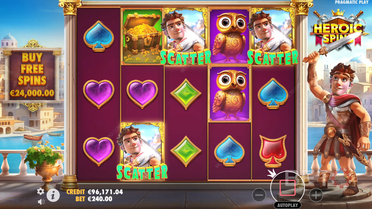 Heroic Spins Recenzia od BETO Slots