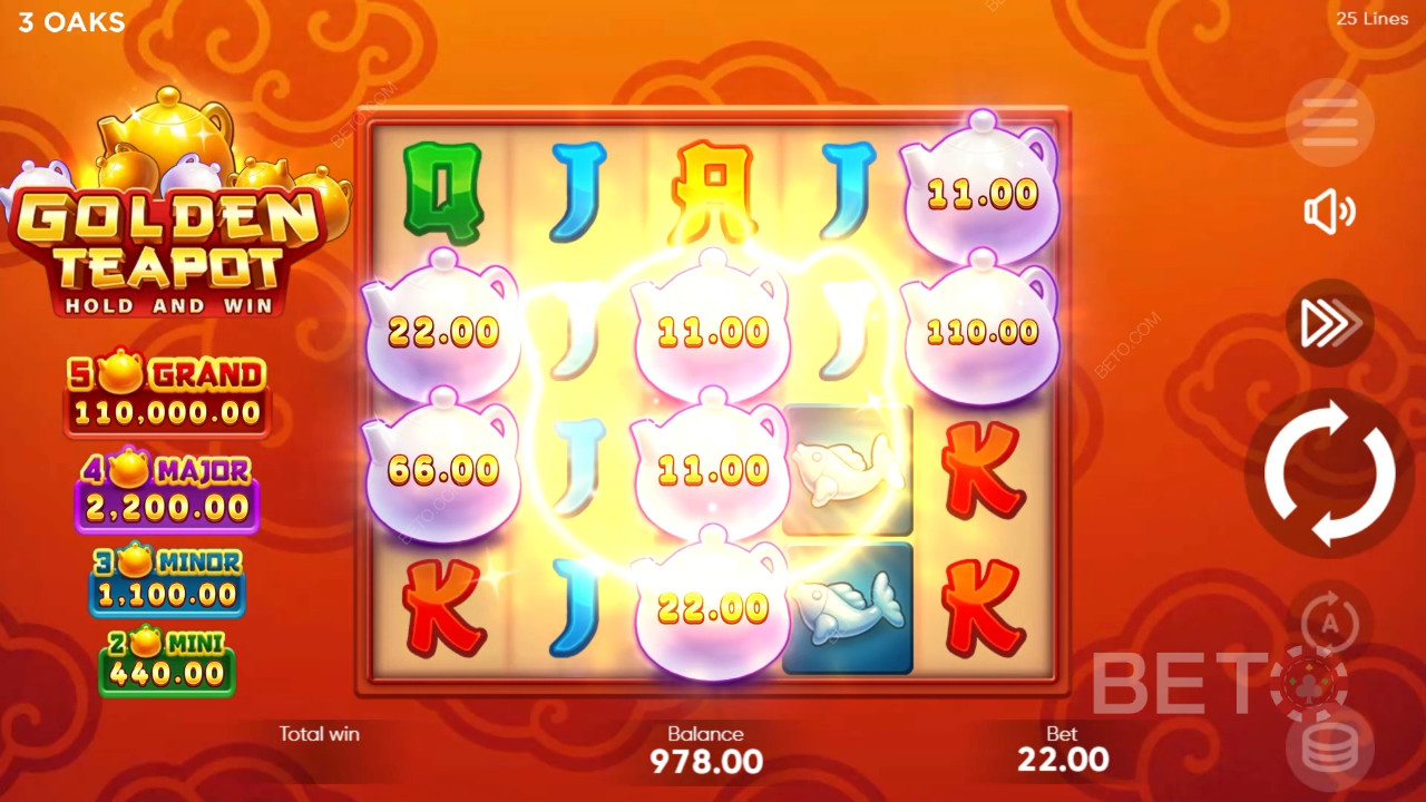 Golden Teapot Recenzia od BETO Slots