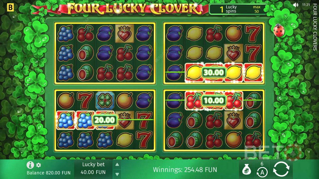 Four Lucky Clover Hrať Zadarmo
