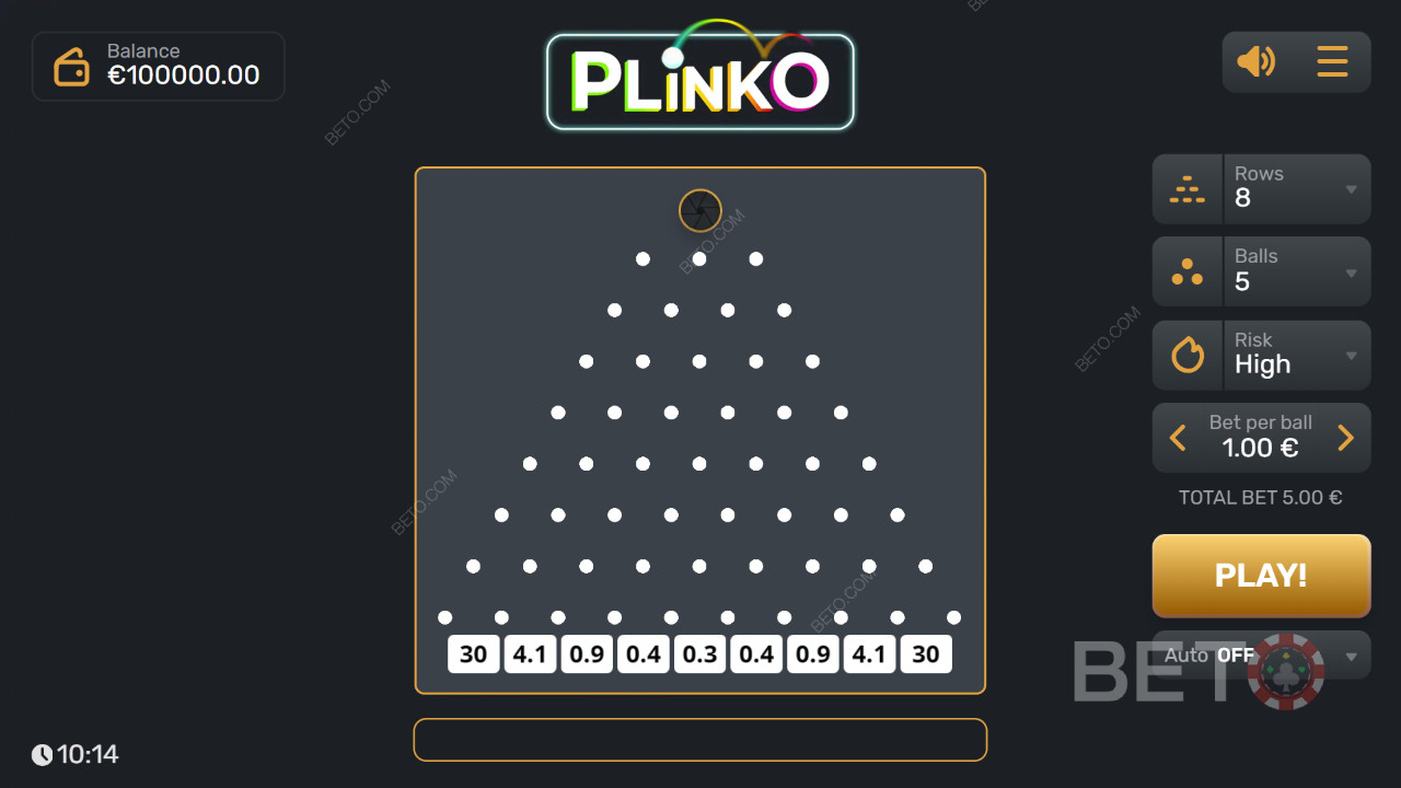Vysvetlenie bonusových funkcií v hre Plinko od Gaming Corps