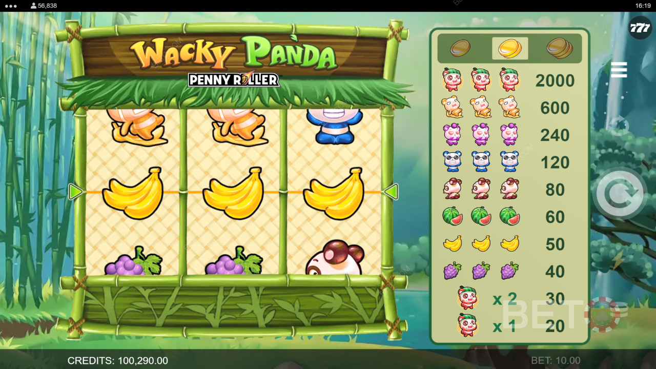 Wacky Panda Recenzia od BETO Slots