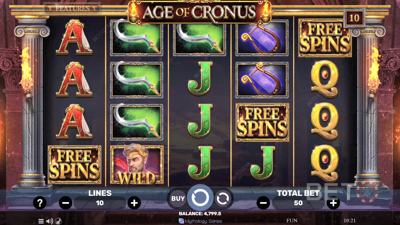 Age of Cronus Recenzia od BETO Slots