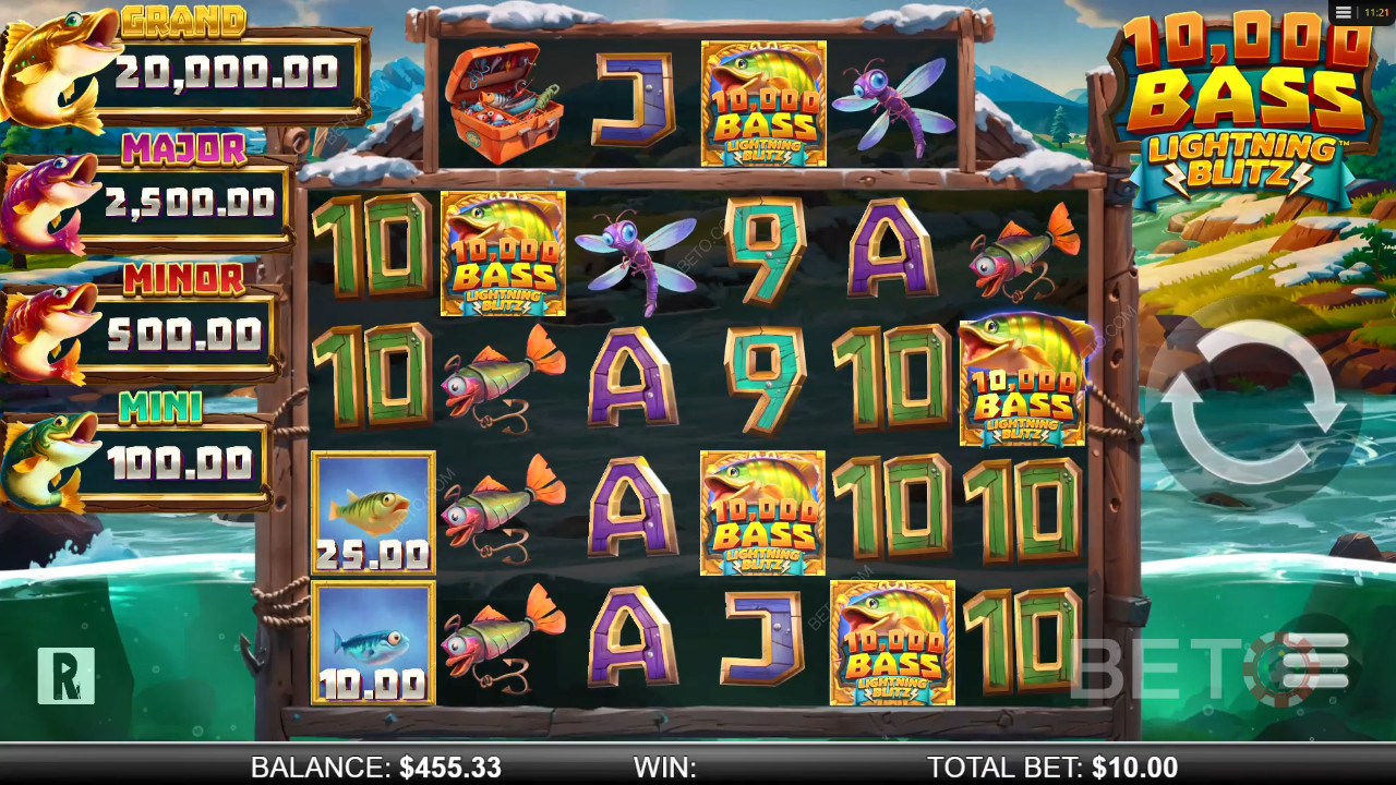 10,000 Big Bass Lightning Blitz Hrať Zadarmo