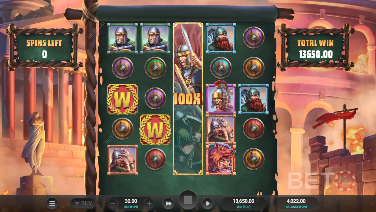 Rímski rivali Blood and Sand Recenzia od BETO Slots