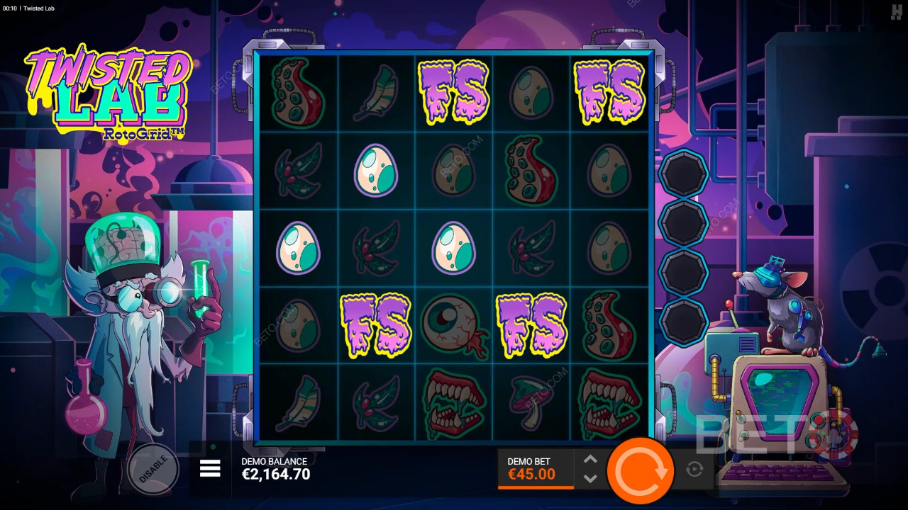 Twisted Lab RotoGrid Recenzia od BETO Slots