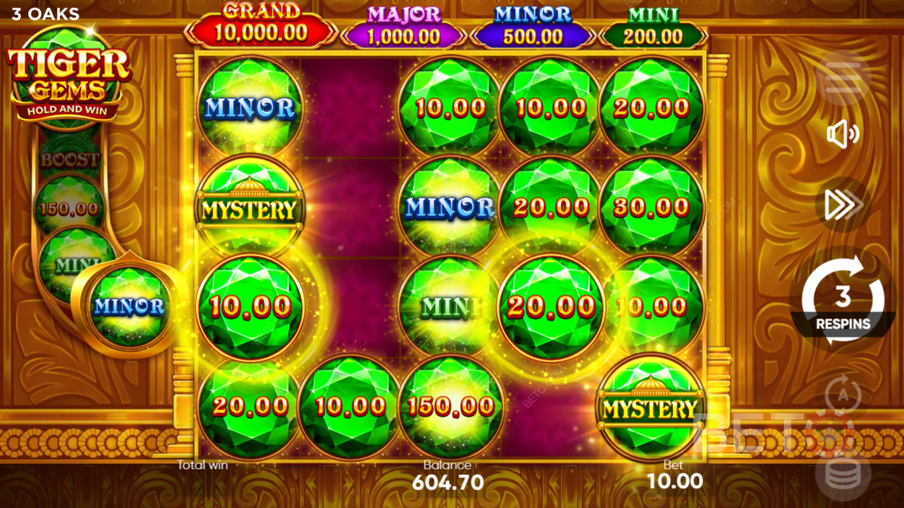 Ako hrať hru Tiger Gems od spoločnosti 3 Oaks Gaming