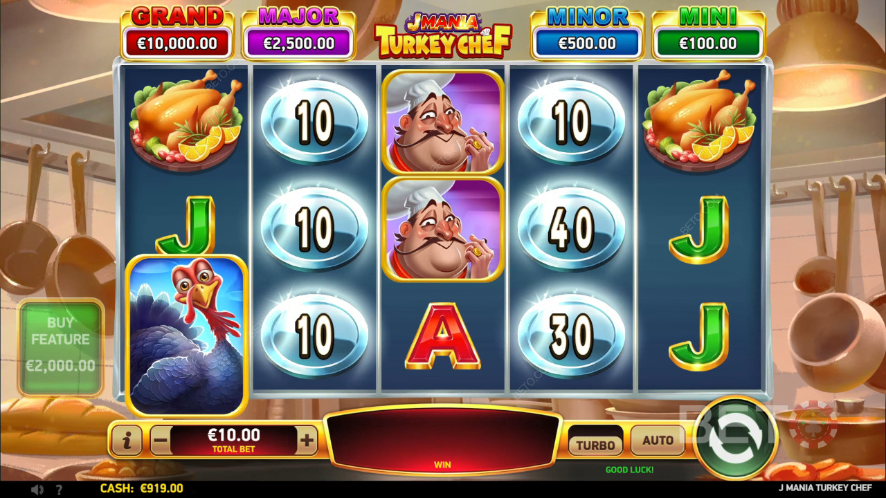 J Mania Turkey Chef Recenzia od BETO Slots