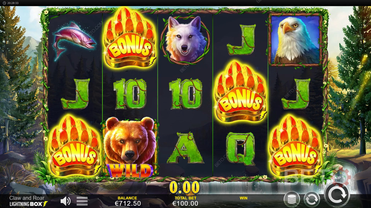 Claw and Roar Recenzia od BETO Slots