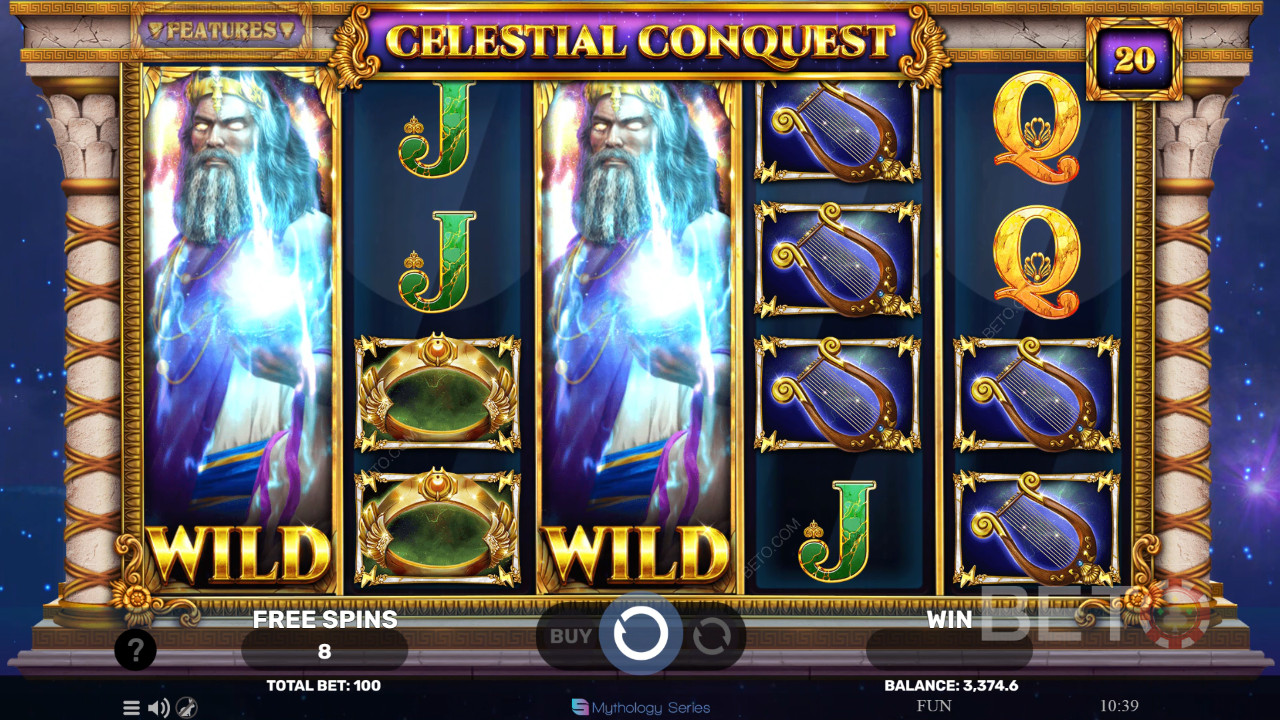 Celestial Conquest Recenzia od BETO Slots