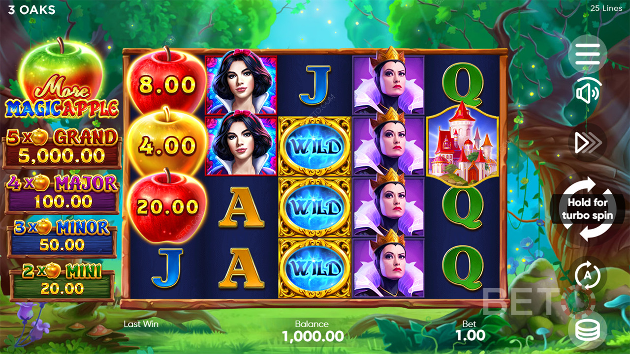 Ako hrať hru More Magic Apple od spoločnosti 3 Oaks Gaming