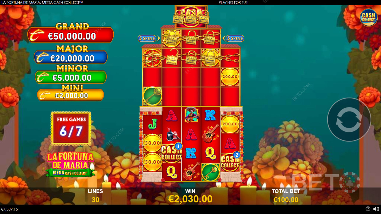 La Fortuna de Maria: Mega Cash Collect Hrať Zadarmo
