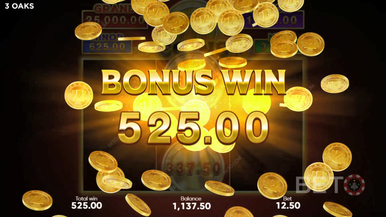 Vysvetlenie bonusových funkcií v hre 777 Coins od 3 Oaks Gaming