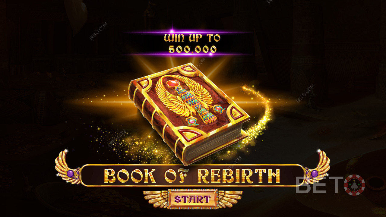 Načítavacia obrazovka hry Book Of Rebirth