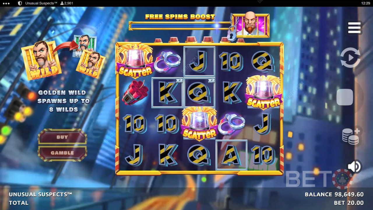 Nezvyčajní podozriví Recenzia od BETO Slots