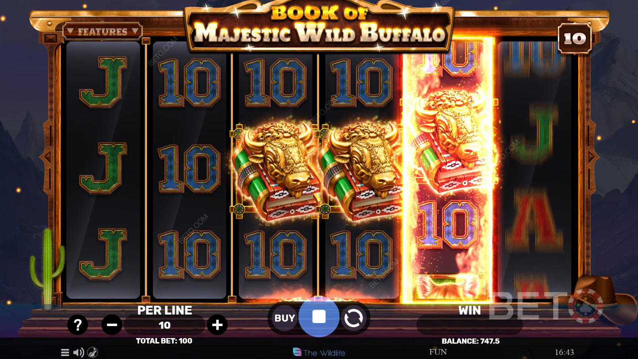 Book of Majestic Wild Buffalo Hrať Zadarmo