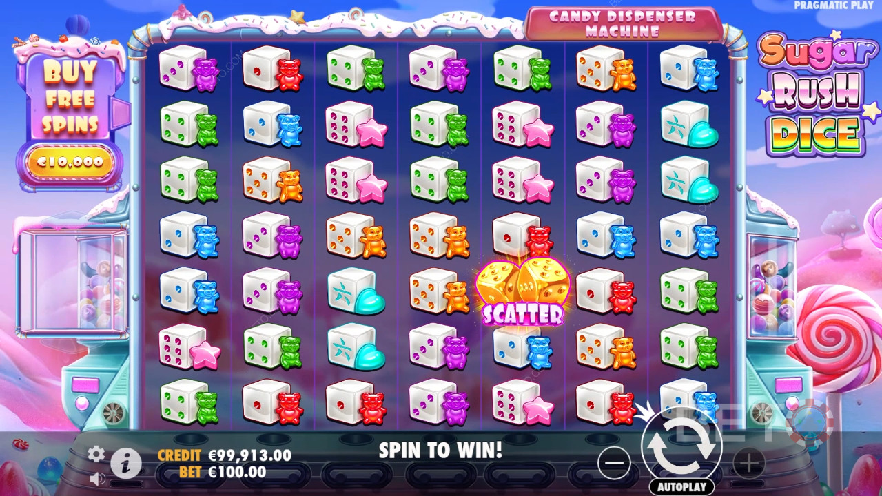 Verdikt pre Sugar Rush Dice Online Slot