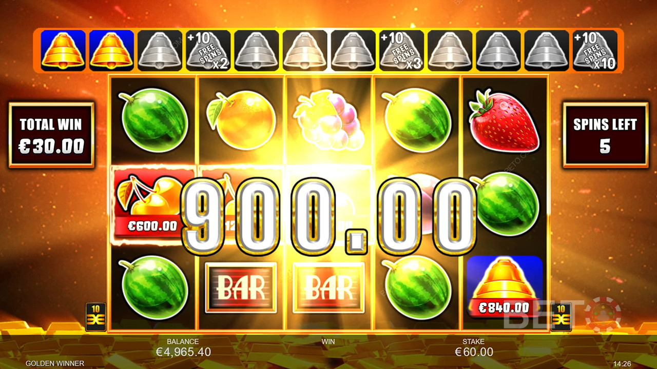 Verdikt pre Golden Winner Online Slot