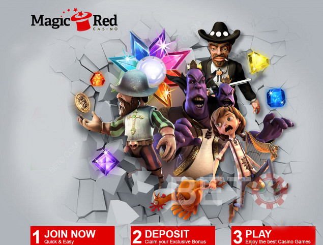 Magic Red kasíno - zábavné a zábavné online kasíno