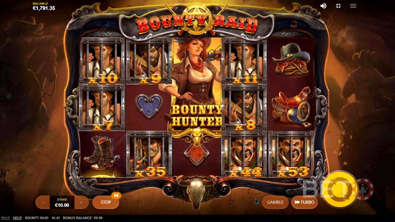 Zajatie banditov v hre Bounty Raid