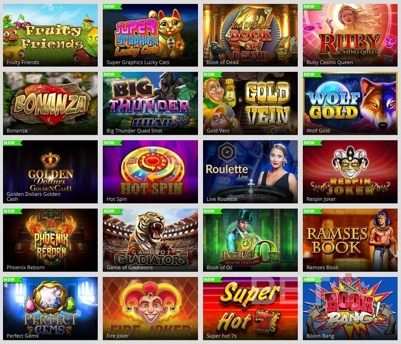 Veľký výber herných automatov v MagicRed Casino.