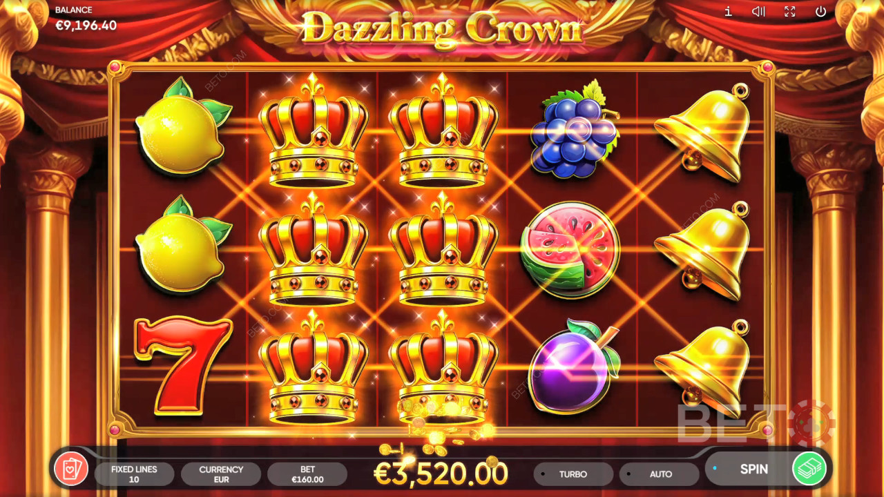 Dazzling Crown Recenzia od BETO Slots
