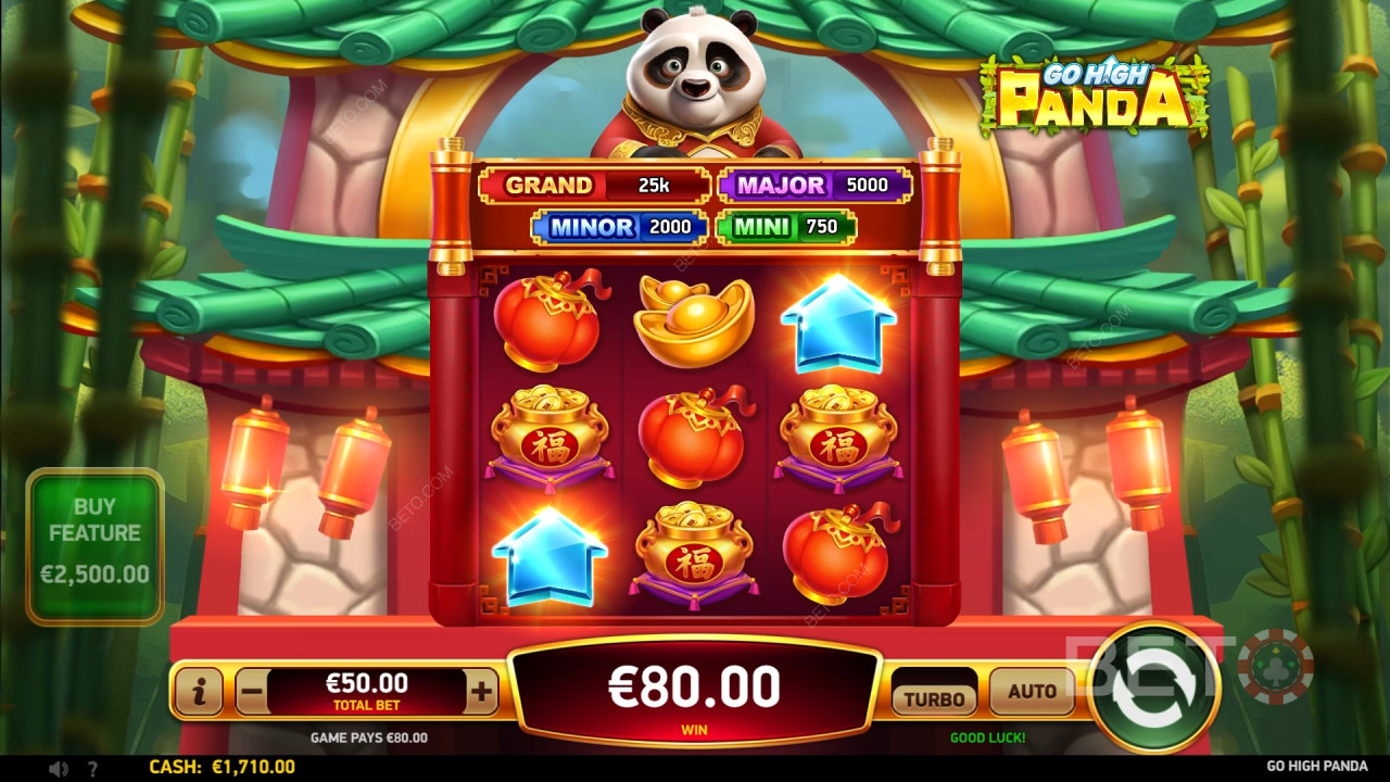 Go High Panda Recenzia od BETO Slots