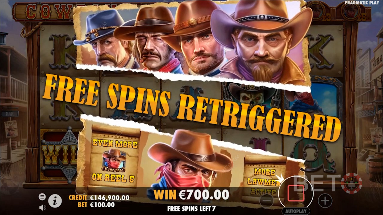 Hrajte medzi divokými kovbojmi a vyhrajte peňažné ceny v automate Cowboys Gold