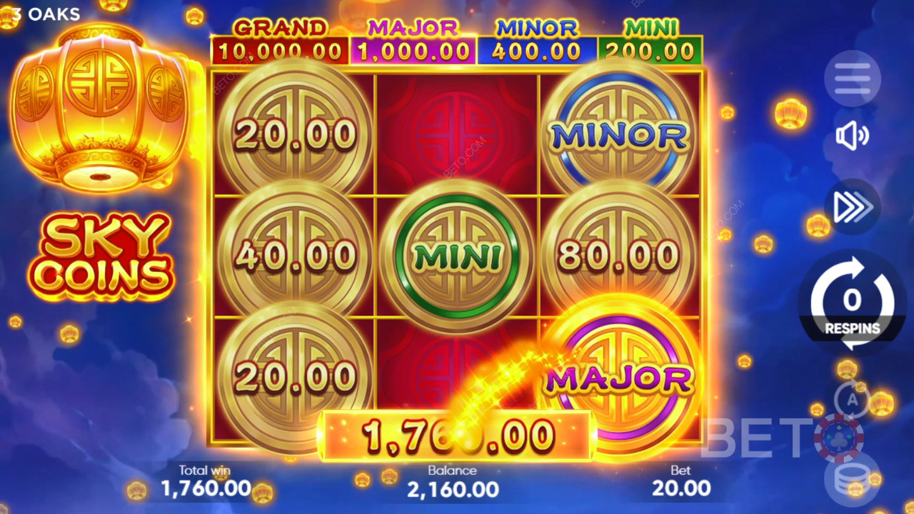 Sky Coins Recenzia od BETO Slots