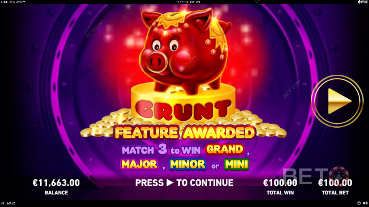 Vysvetlenie bonusových funkcií v hre Oink Oink Oink od Rarestone Gaming