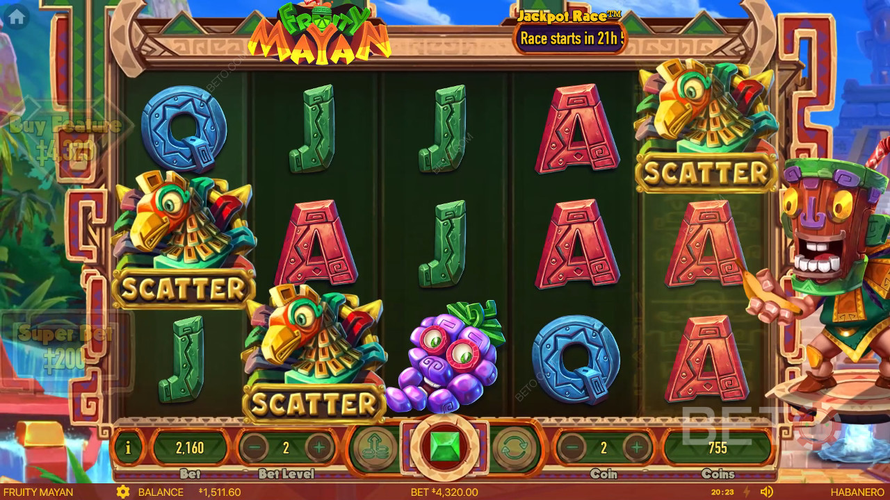 Ovocný Mayan Recenzia od BETO Slots
