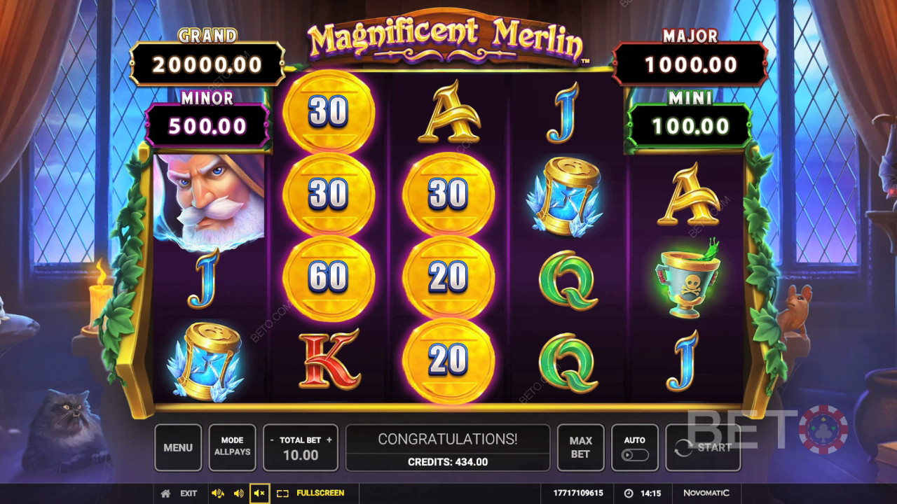Magnificent Merlin Recenzia od BETO Slots