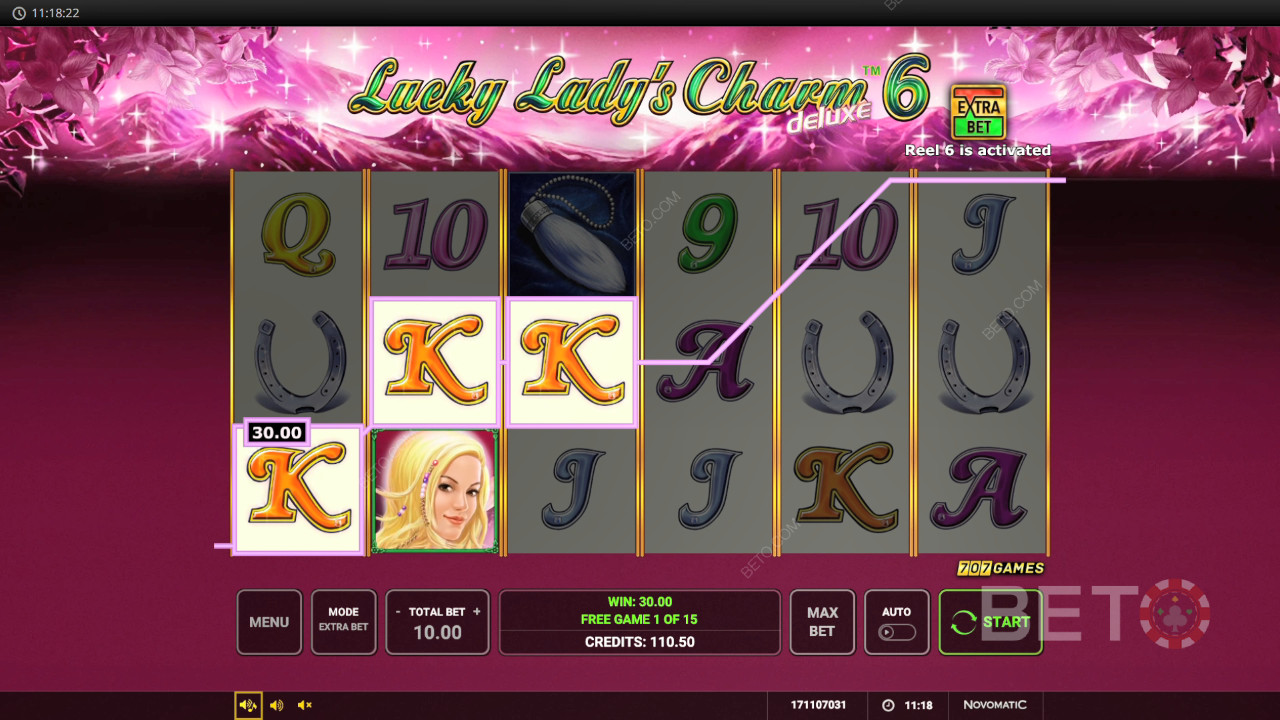 Vyhrajte 12 804-násobok svojej stávky vo video automate Lucky Lady