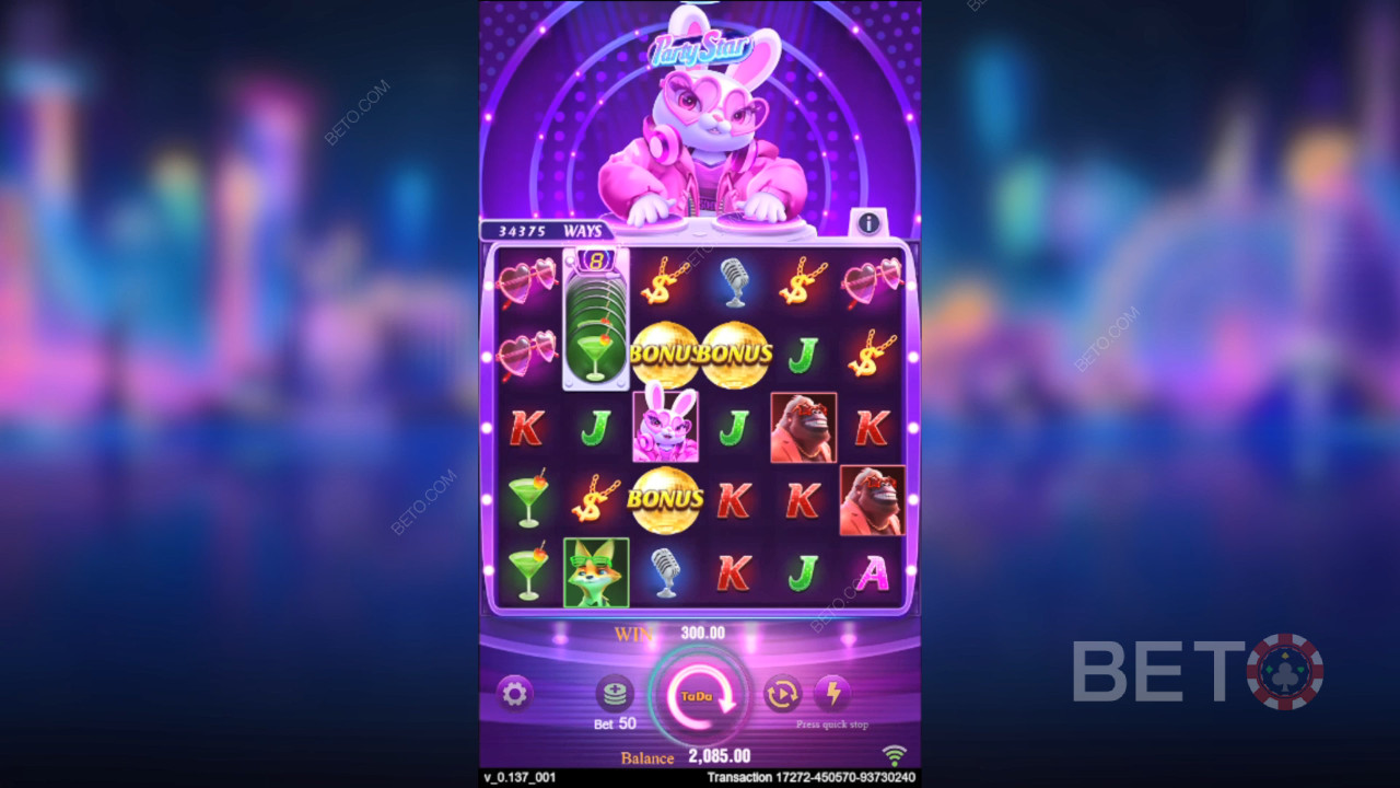 Party Star Recenzia od BETO Slots