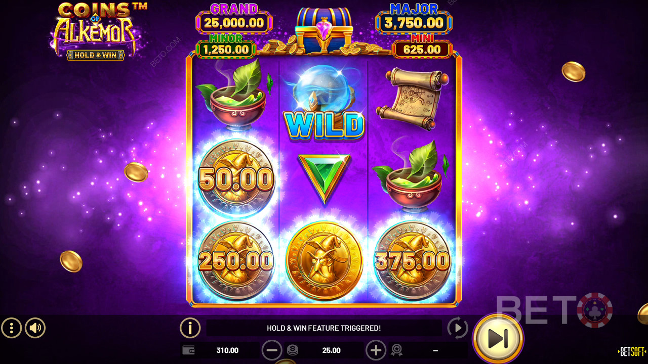 Mince Alkemor - Hold & Win Review by BETO Slots