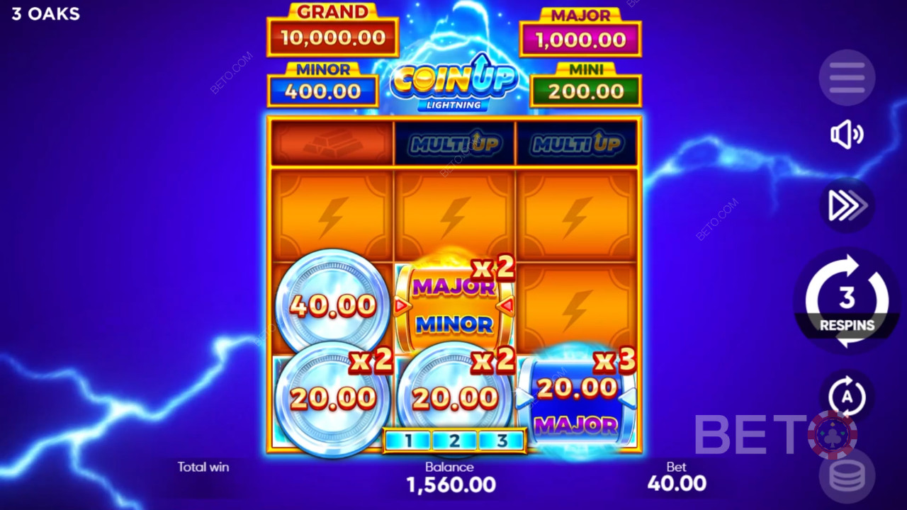 Verdikt pre Coin Up: Lightning Online Slot